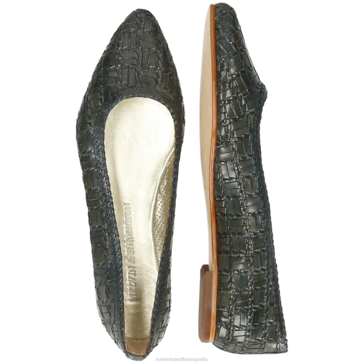 alexa 45 mujer Melvin & Hamilton caqui JRT41954 zapatillas de ballet