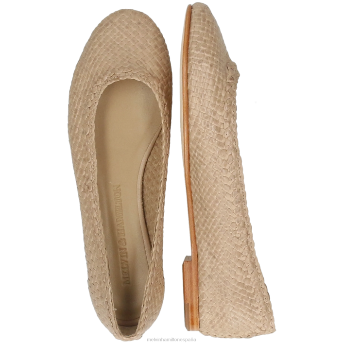 kate 5 mujer Melvin & Hamilton beige JRT41961 zapatillas de ballet