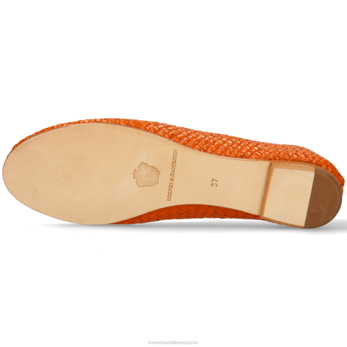 kate 5 mujer Melvin & Hamilton naranja JRT41960 zapatillas de ballet