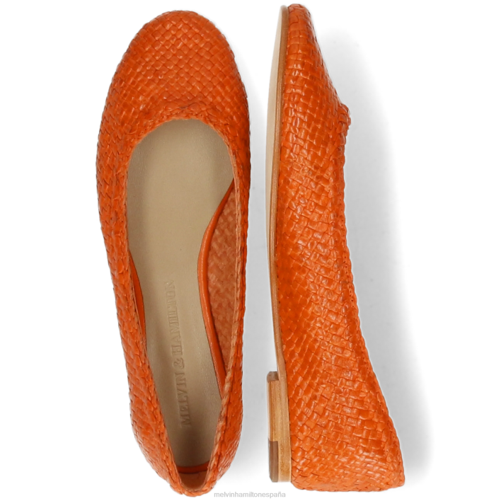 kate 5 mujer Melvin & Hamilton naranja JRT41960 zapatillas de ballet