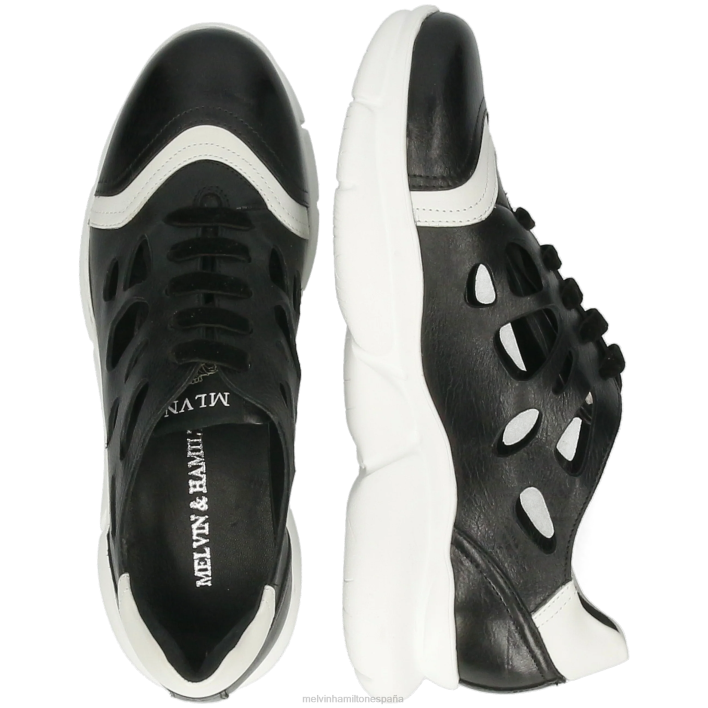 2 de abril mujer Melvin & Hamilton negro JRT41842 zapatillas