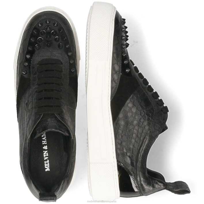 ámbar 9 mujer Melvin & Hamilton negro JRT41797 zapatillas