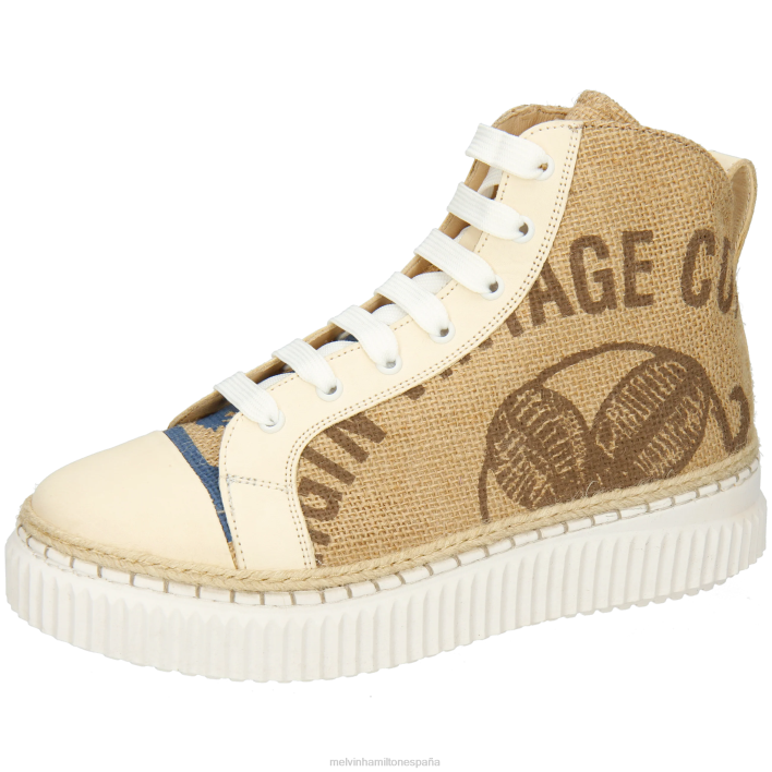 nuri 12 mujer Melvin & Hamilton beige JRT41850 zapatillas