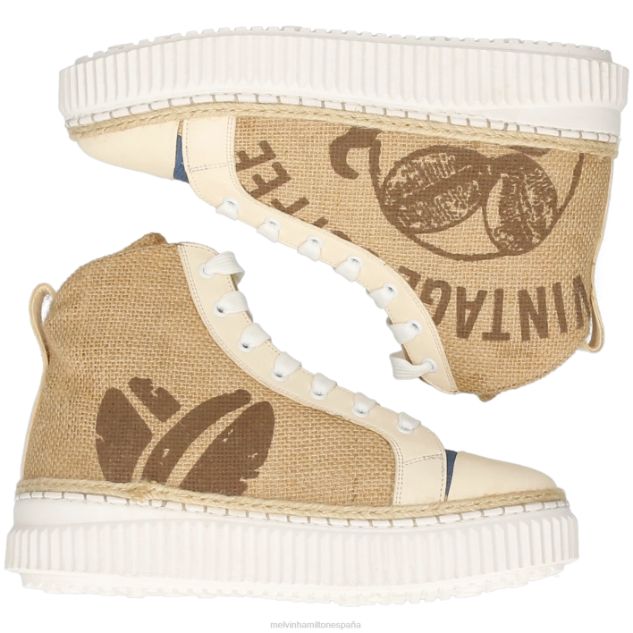 nuri 12 mujer Melvin & Hamilton beige JRT41850 zapatillas