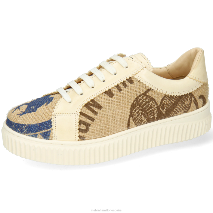 nuri 26 mujer Melvin & Hamilton beige JRT41787 zapatillas