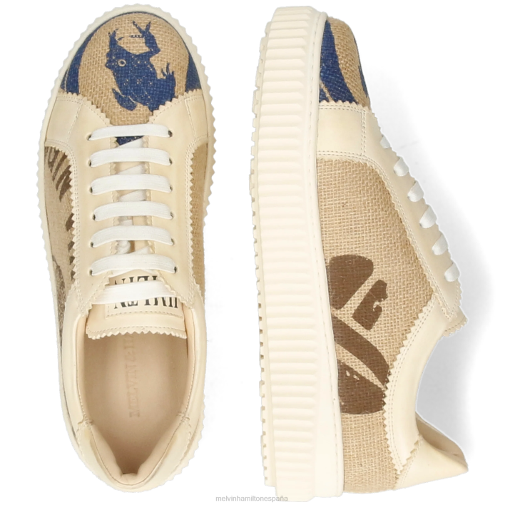 nuri 26 mujer Melvin & Hamilton beige JRT41787 zapatillas