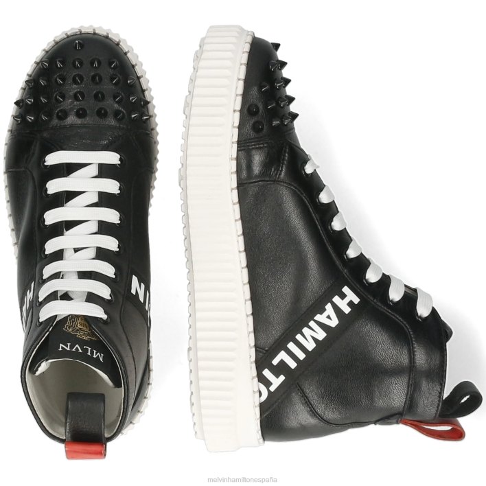 nuri 2 mujer Melvin & Hamilton negro JRT41852 zapatillas