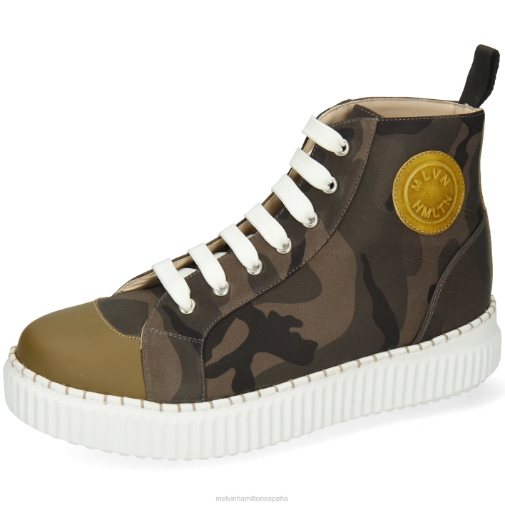 nuri 3 mujer Melvin & Hamilton caqui JRT41840 zapatillas