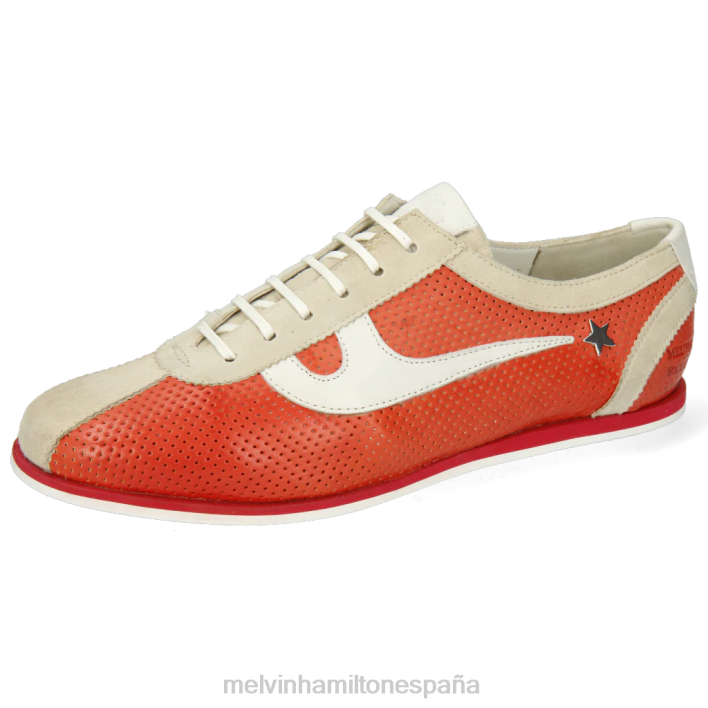 perla 1 mujer Melvin & Hamilton rojo JRT41871 zapatillas