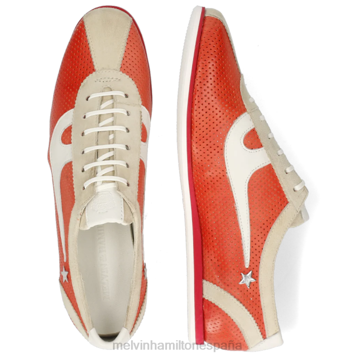 perla 1 mujer Melvin & Hamilton rojo JRT41871 zapatillas