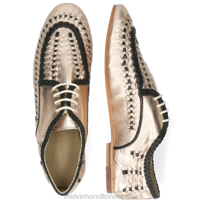 Aviana 2 mujer Melvin & Hamilton oro JRT41531 zapatos derby