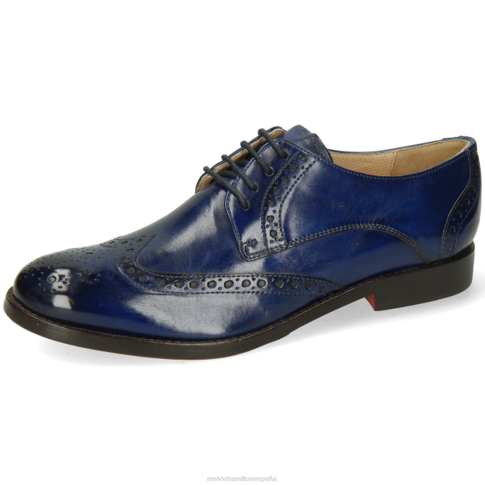 amelia 3 mujer Melvin & Hamilton azul JRT41499 zapatos derby