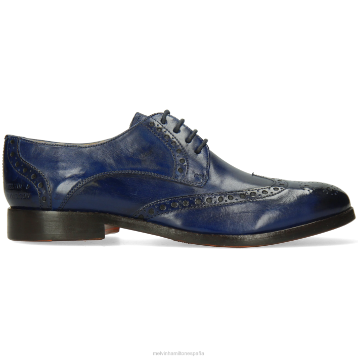 amelia 3 mujer Melvin & Hamilton azul JRT41499 zapatos derby
