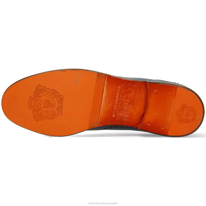 amelia 3 mujer Melvin & Hamilton azul JRT41499 zapatos derby