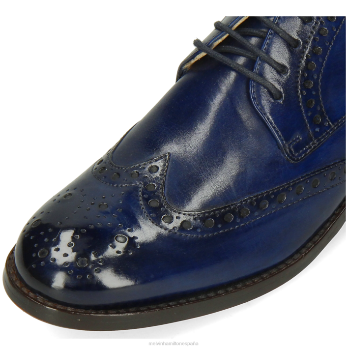 amelia 3 mujer Melvin & Hamilton azul JRT41499 zapatos derby