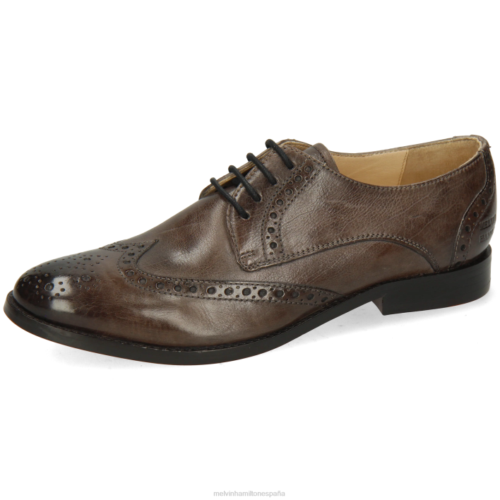 amelia 3 mujer Melvin & Hamilton gris JRT41511 zapatos derby