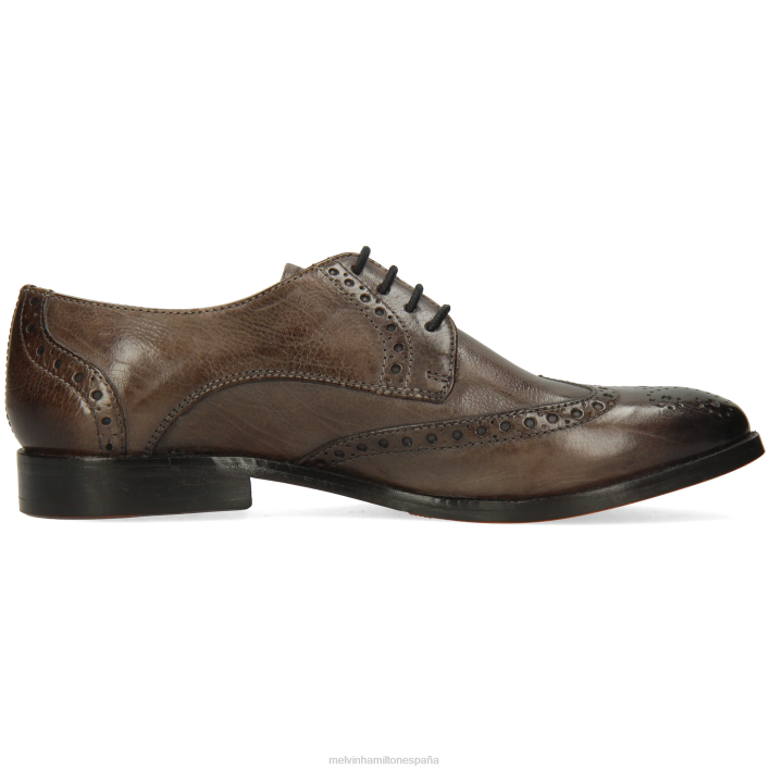 amelia 3 mujer Melvin & Hamilton gris JRT41511 zapatos derby