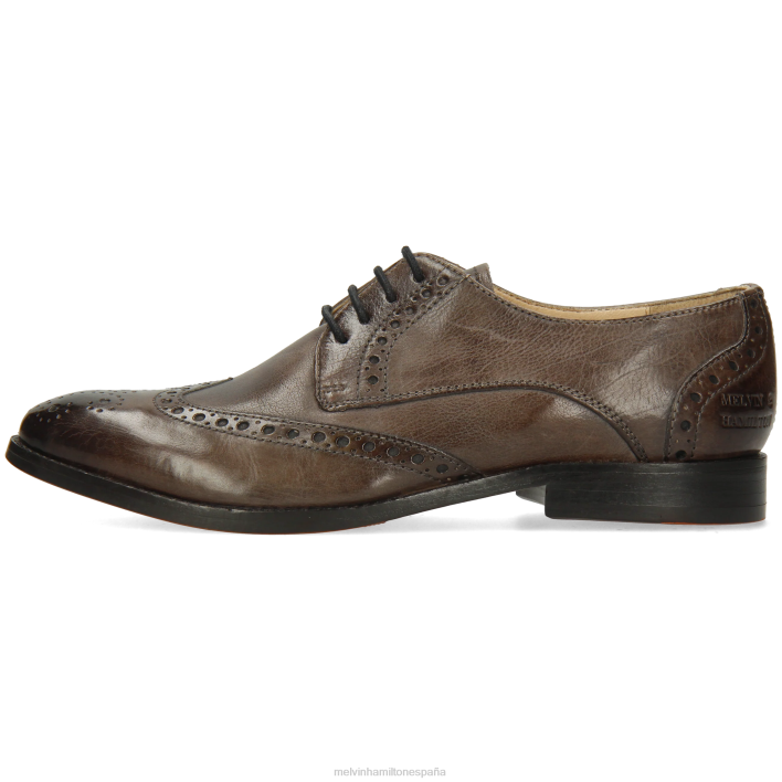 amelia 3 mujer Melvin & Hamilton gris JRT41511 zapatos derby