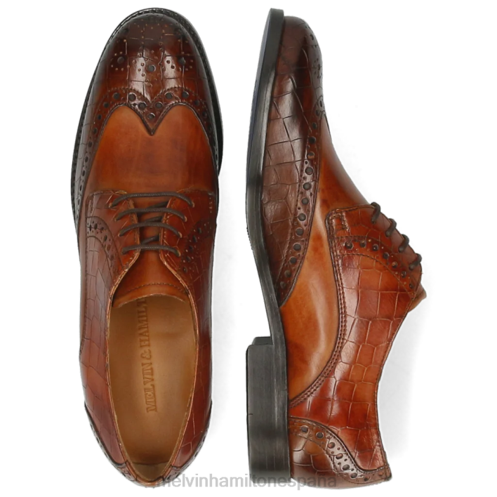 amelia 3 mujer Melvin & Hamilton marrón JRT41519 zapatos derby