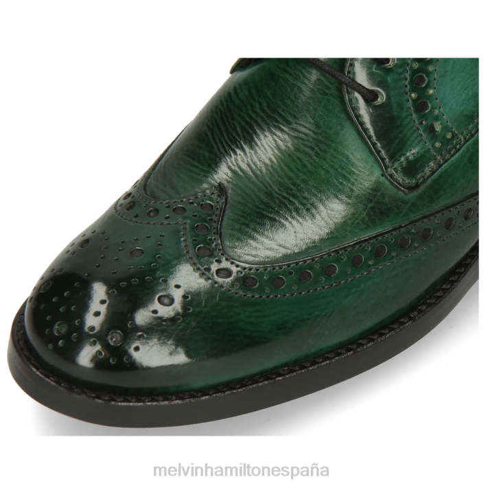 amelia 3 mujer Melvin & Hamilton verde JRT41518 zapatos derby