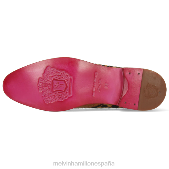 betty 3 mujer Melvin & Hamilton marrón JRT41524 zapatos derby