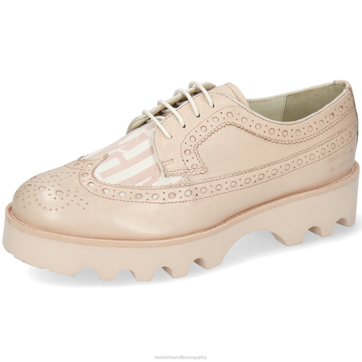 jade 2 mujer Melvin & Hamilton rosa JRT41513 zapatos derby
