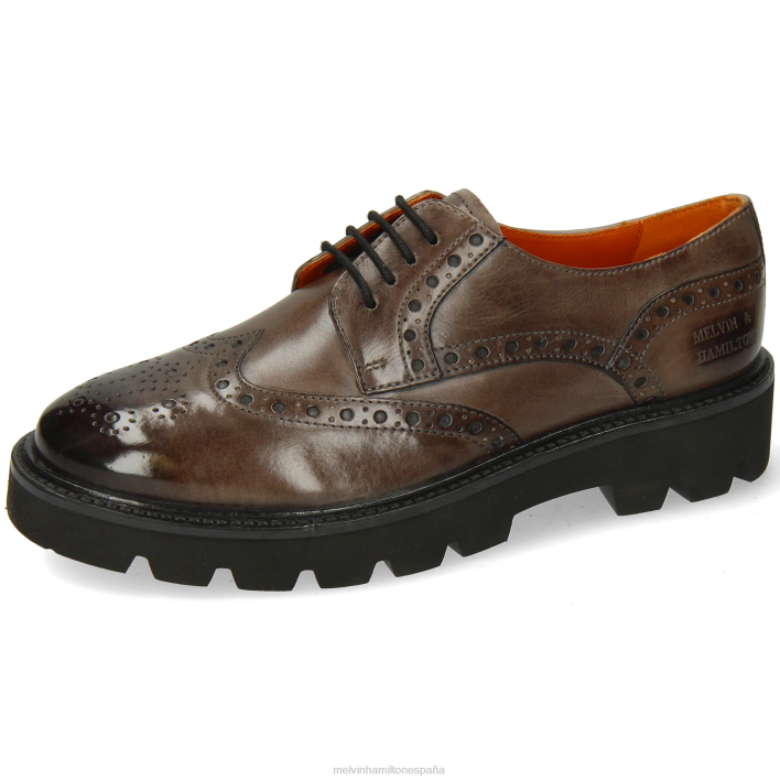 jenny 6 mujer Melvin & Hamilton gris JRT41503 zapatos derby