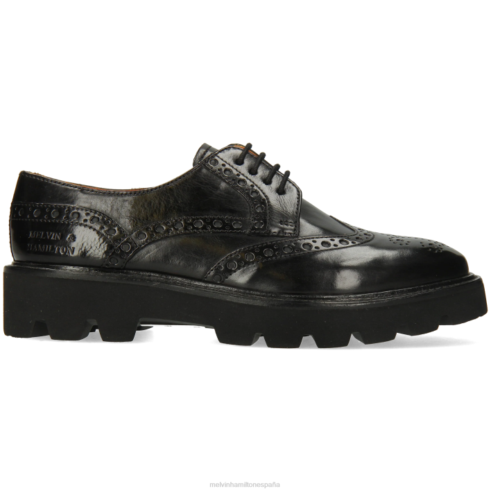 jenny 6 mujer Melvin & Hamilton negro JRT41500 zapatos derby