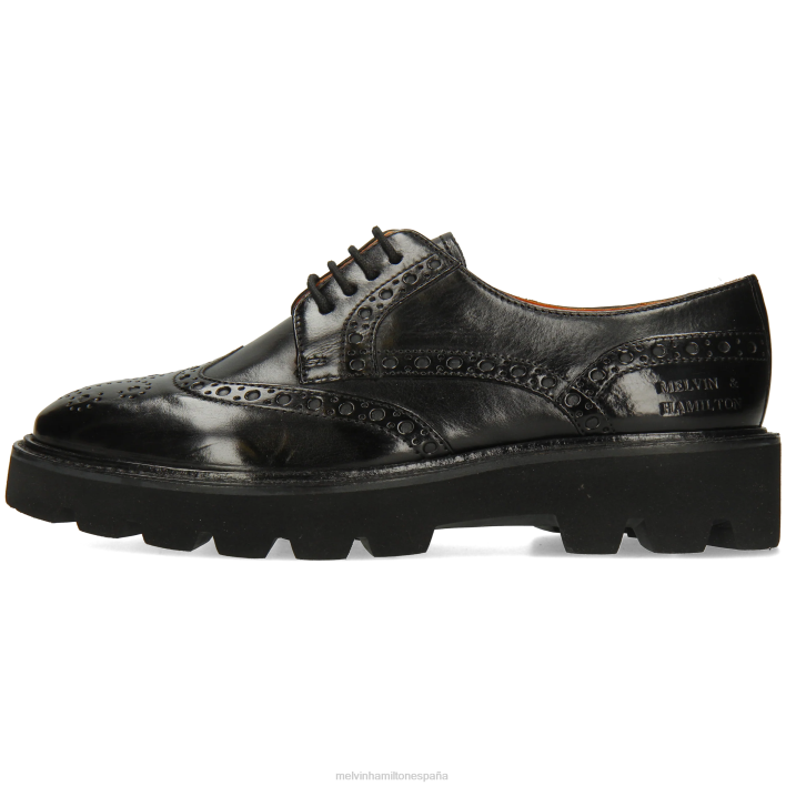 jenny 6 mujer Melvin & Hamilton negro JRT41500 zapatos derby