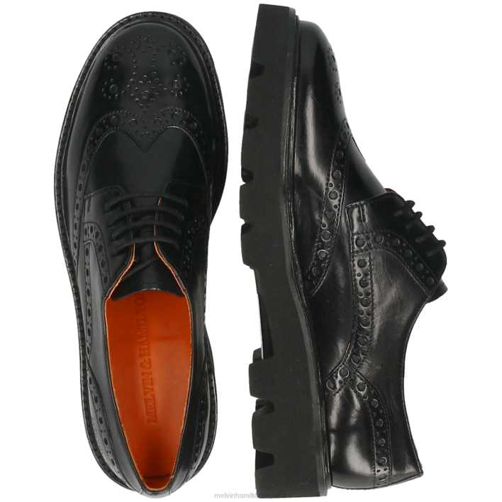 jenny 6 mujer Melvin & Hamilton negro JRT41500 zapatos derby