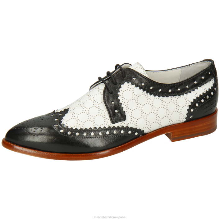 jesus 53 mujer Melvin & Hamilton negro JRT41501 zapatos derby