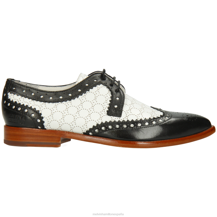 jesus 53 mujer Melvin & Hamilton negro JRT41501 zapatos derby