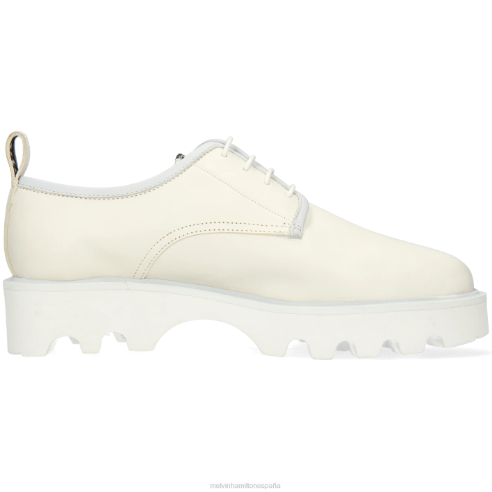 mega 21 mujer Melvin & Hamilton blanco JRT41514 zapatos derby