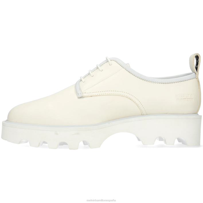 mega 21 mujer Melvin & Hamilton blanco JRT41514 zapatos derby