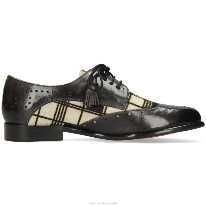 selina 41 mujer Melvin & Hamilton negro JRT41510 zapatos derby