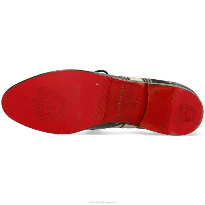 selina 41 mujer Melvin & Hamilton negro JRT41510 zapatos derby