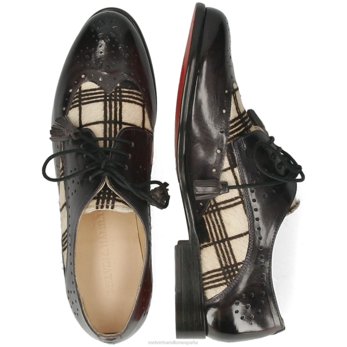 selina 41 mujer Melvin & Hamilton negro JRT41510 zapatos derby