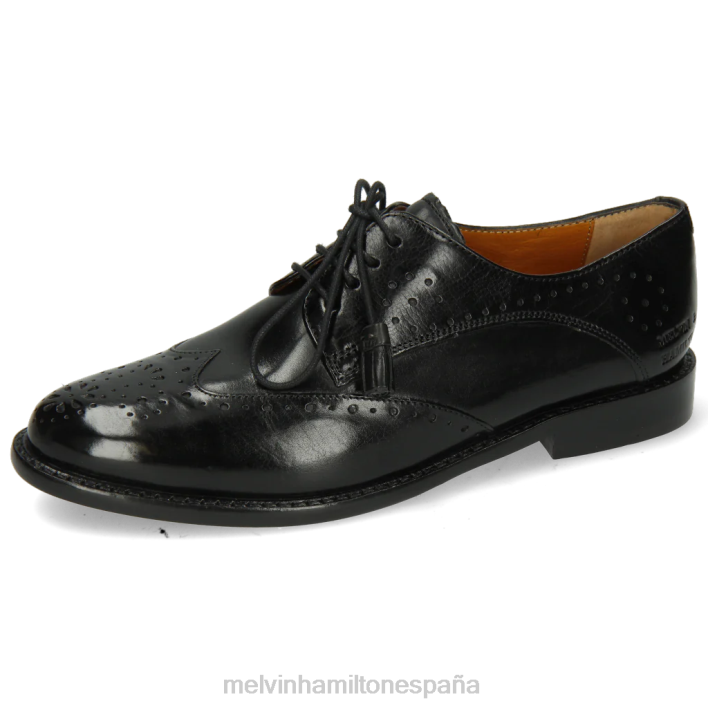 selina 41 mujer Melvin & Hamilton negro JRT41528 zapatos derby