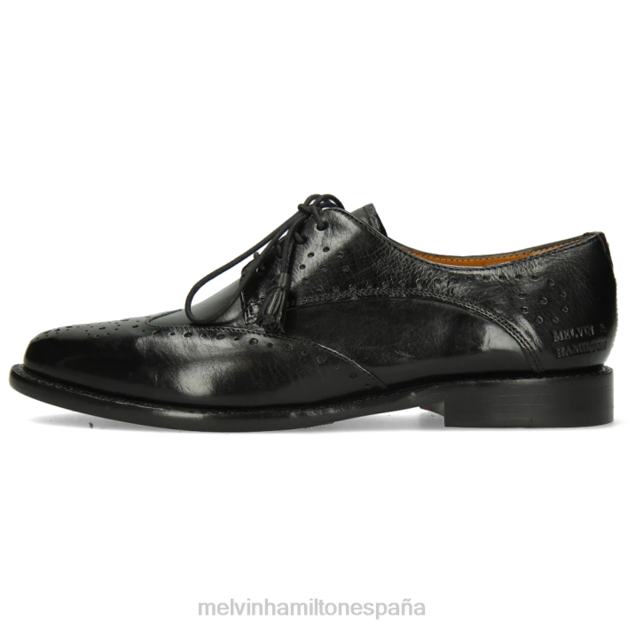 selina 41 mujer Melvin & Hamilton negro JRT41528 zapatos derby
