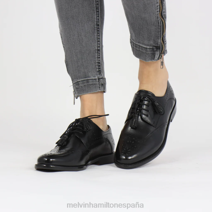 selina 41 mujer Melvin & Hamilton negro JRT41528 zapatos derby