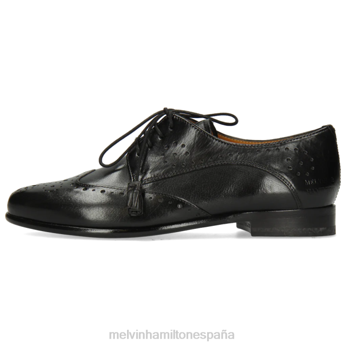 selina 41 mujer Melvin & Hamilton negro JRT41532 zapatos derby