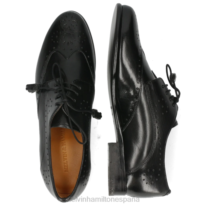 selina 41 mujer Melvin & Hamilton negro JRT41532 zapatos derby