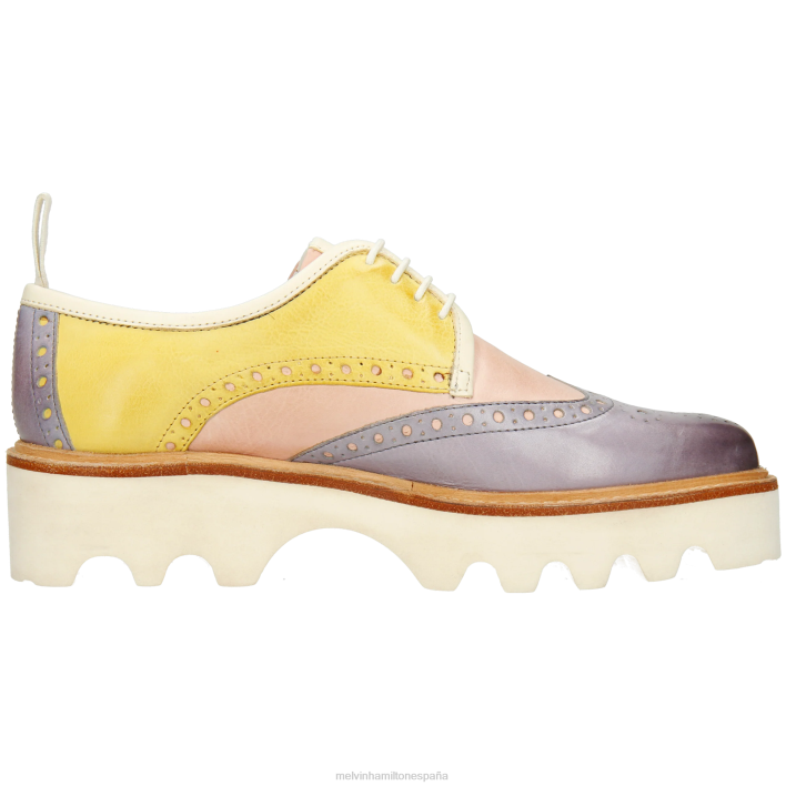 selina 84 mujer Melvin & Hamilton multi JRT41509 zapatos derby