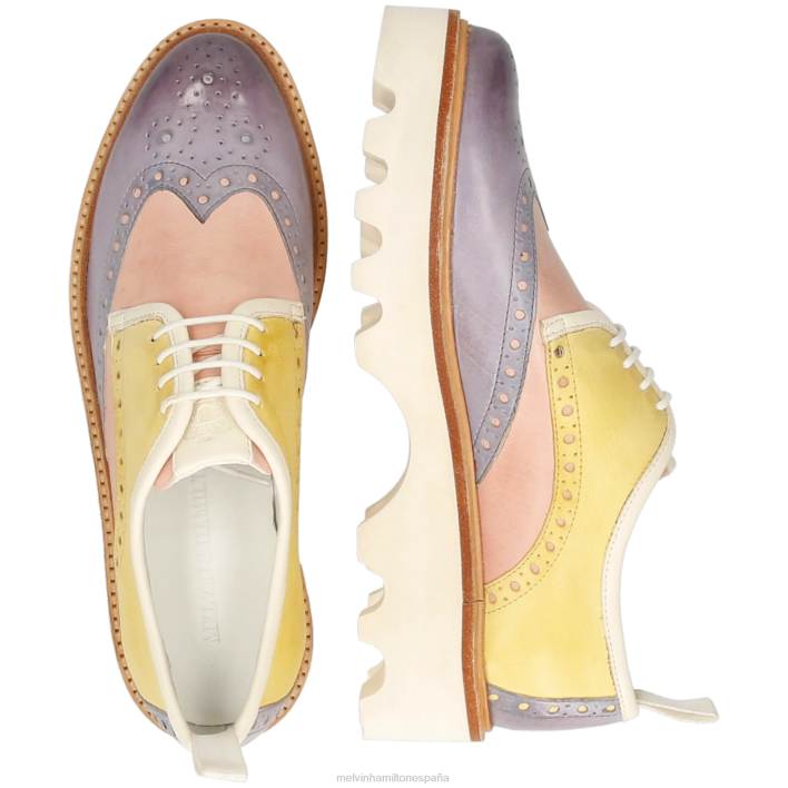 selina 84 mujer Melvin & Hamilton multi JRT41509 zapatos derby