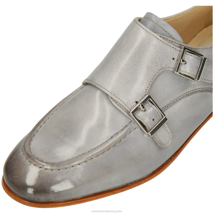 escarlata 68 mujer Melvin & Hamilton gris JRT41476 zapatos monje
