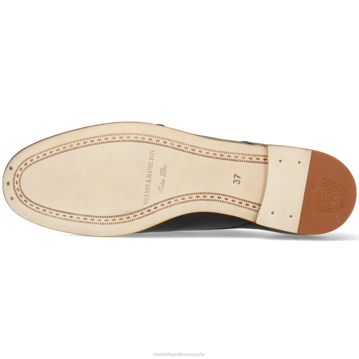 escarlata 68 mujer Melvin & Hamilton negro JRT41482 zapatos monje