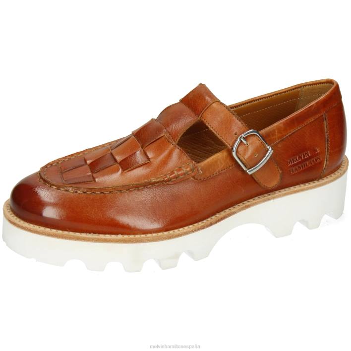 jade 14 mujer Melvin & Hamilton marrón JRT41491 zapatos monje