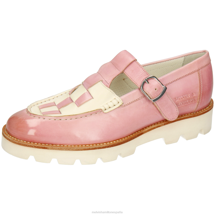 jade 14 mujer Melvin & Hamilton rosa JRT41484 zapatos monje
