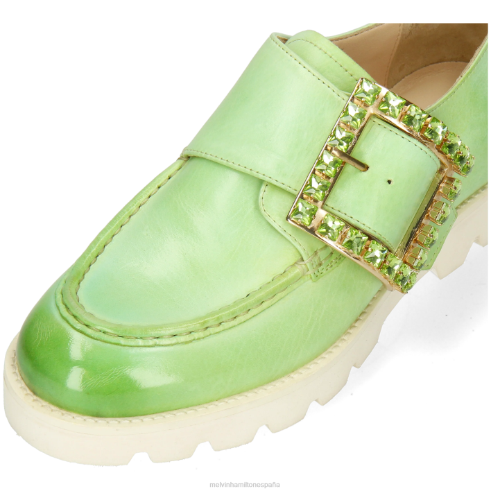 jade 51 mujer Melvin & Hamilton verde JRT41486 zapatos monje