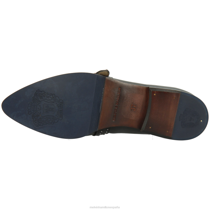 jesus 26 mujer Melvin & Hamilton negro JRT41481 zapatos monje